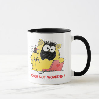 Mug Chat drôle et souris de LOL