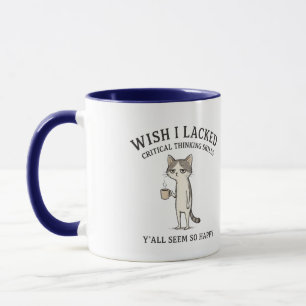Mug Chat Drôle Je Souhaite Manquer de Compétences de R