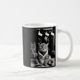 Mug Chat Drôle Prenant Un Égoportrait Noël Xmas Pyjama