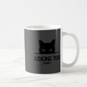 Mug Chat drôle vous jugeant silencieusement