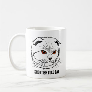 Mug Chat Écossais Pliés