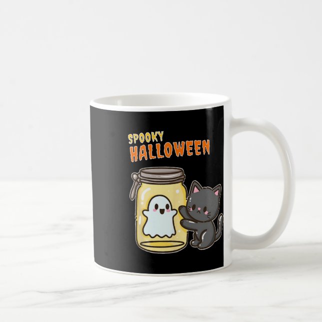 Mug Chat éffrayant Halloween (Droite)
