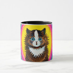 Mug Chat en arc-en-ciel, Louis Wain