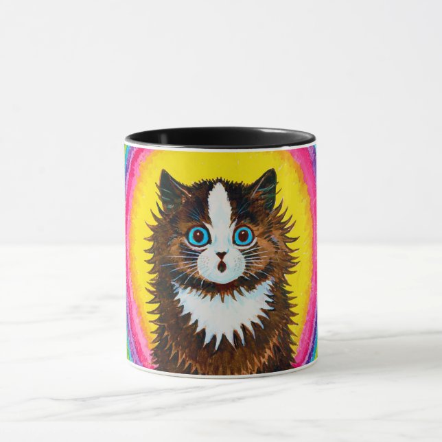 Mug Chat en arc-en-ciel, Louis Wain (Centre)