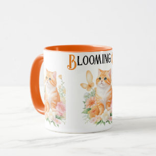 Mug "Chat en fleurs : Terre des merveilles de la flora