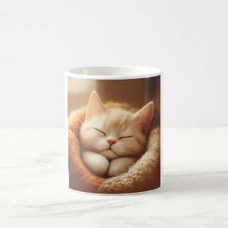 Mug Chat endormi