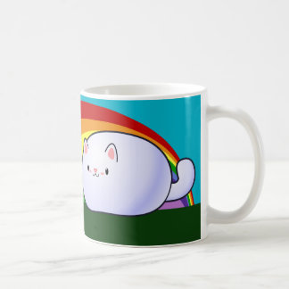 Mug Chat et arc-en-ciel de Kawaii