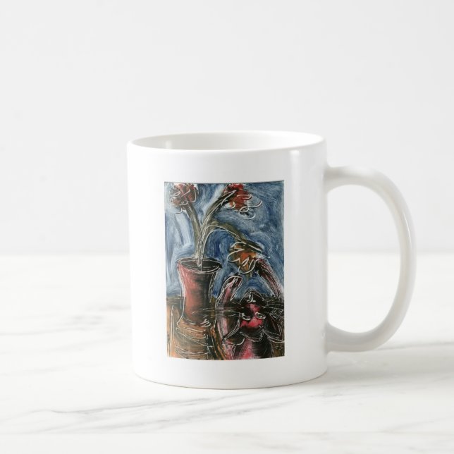 Mug Chat et Fleur I (Droite)