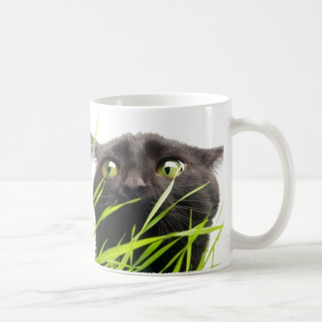 Mug Chat et herbe (Droite)