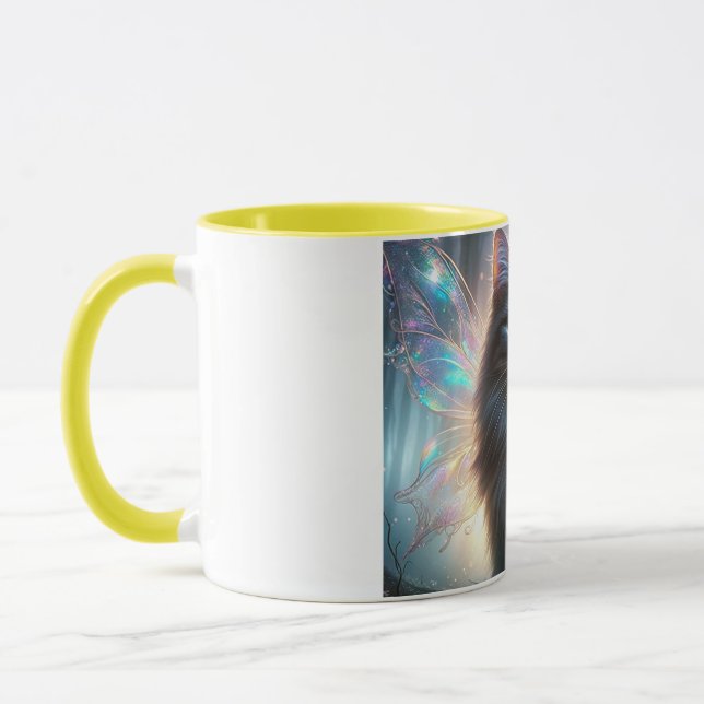 Mug Chat Fée inspiré du Folklore Irlandais Cait Sìth  (Gauche)
