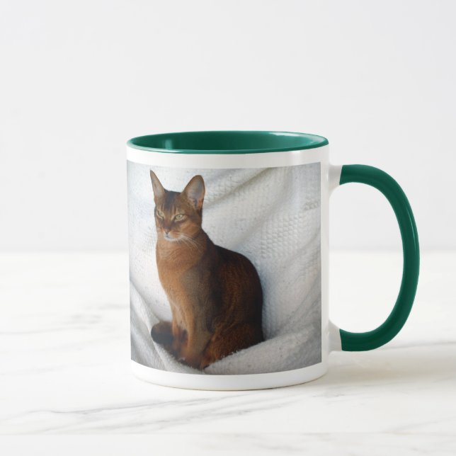 Mug Chat femelle vermeil abyssinien (Droite)