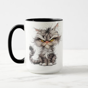 Mug chat grincheux