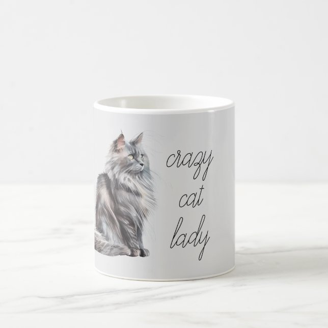 Mug Chat gris (Centre)