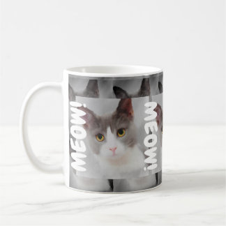 Mug Chat gris