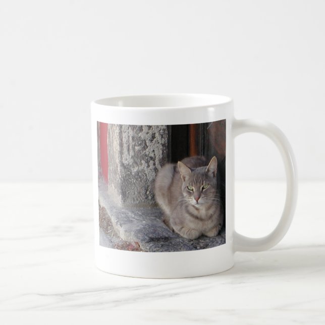 Mug Chat gris (Droite)