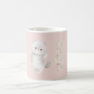 Mug Chat Gris Clair Miaou Minou