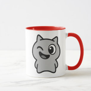 Mug Chat gris super mignon.
