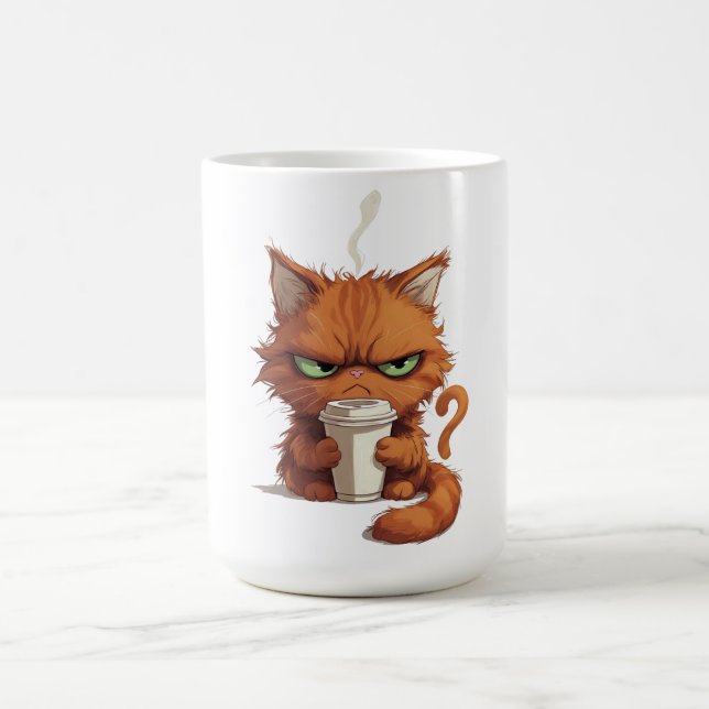 Mug Chat Grumpy Drôle  (Centre)