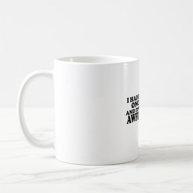 Mug Chat Grumpy - Mème Chat Drôle - Amusant (Gauche)