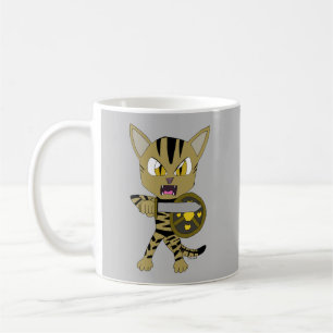 Mug Chat guerrier Chibi