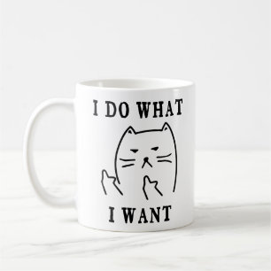 Mug Chat Je Fais Ce Que Je Veux