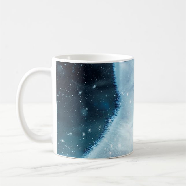 Mug Chat kitty neige art animal nature (Gauche)