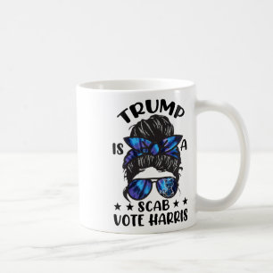 Mug Chat Ladies Messy Bun Drôle Trump Est Un Vote De S