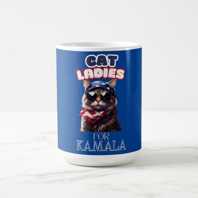 Mug Chat Ladies Pour Kamala USA (Centre)
