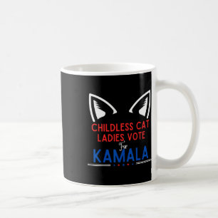 Mug Chat Lady Voter Kamala Harris Chien Maman Voter Bl