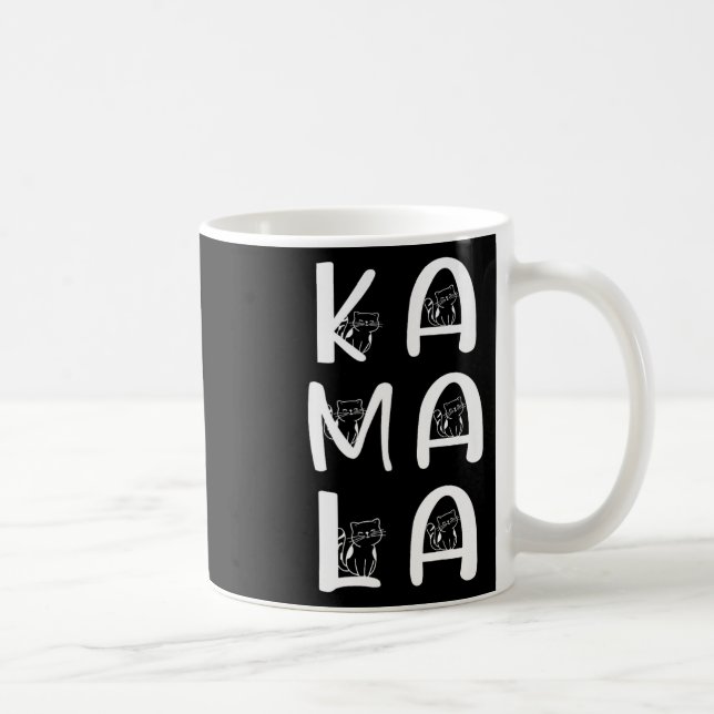 Mug Chat Letting Positive Kamala Harris Walz Walz Walt (Droite)