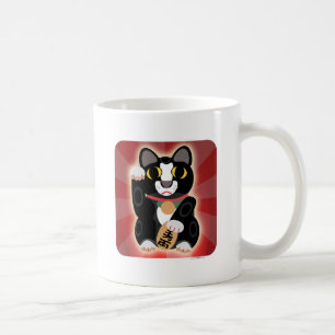 Mug Chat Lucky Tuxedo À La Maison