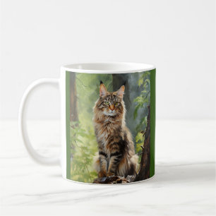 Mug chat Maine Coon