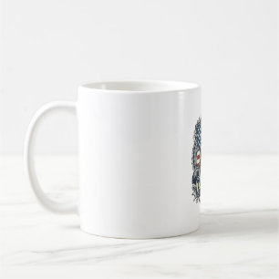 Mug Chat Maine Coon Patriotique