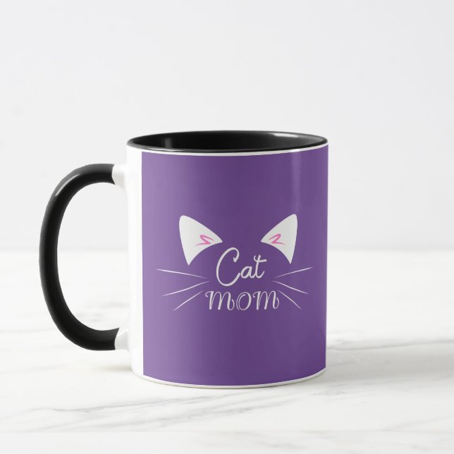 Mug Chat Maman Mère Amour Maman Kitty Mignonne Mignonn (Gauche)