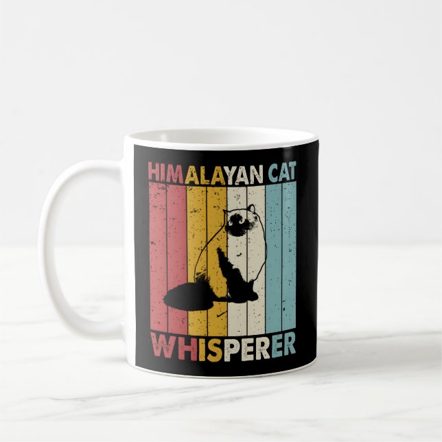 Mug Chat Maman Papa Whisperer Himalayan Chat (Gauche)