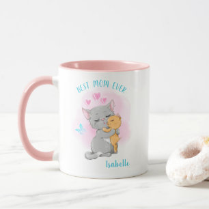 Mug Chat maman tasse, meilleure maman jamais, mère jou