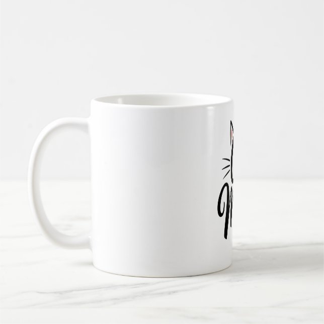 Mug Chat Maman Whiskers et Oreilles (Gauche)