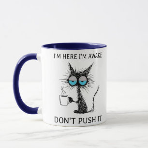 Mug Chat marrant et sarcastique Collègues M