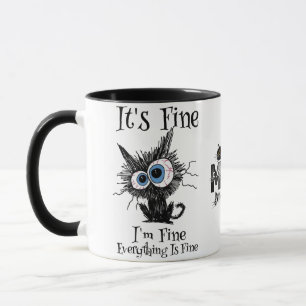 Mug Chat marrant et sarcastique Collègues M