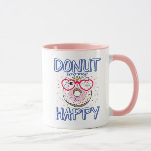 Mug Chat mignon amateur de donut attitude de vie