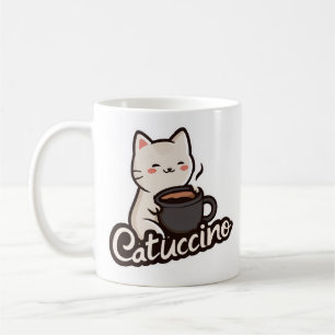 Mug Chat mignon avec café – Catuccino
