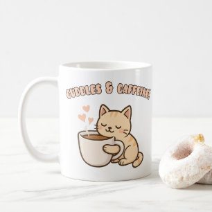 Mug Chat Mignon – Cadeau Drôle pour Amateur de Caf