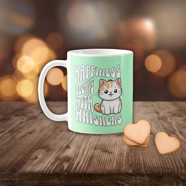 Mug Chat mignon drôle disant (Créateur téléchargé)