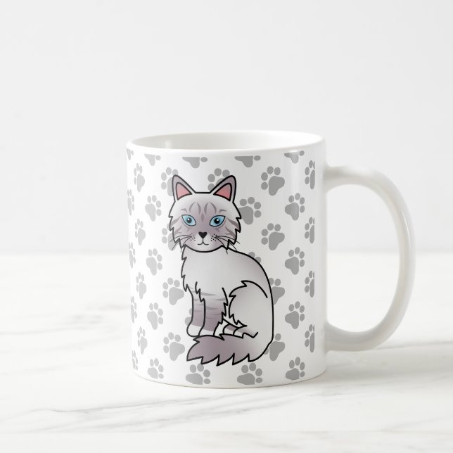 Mug Chat mignon Lilac Point Tabby Birman / Ragdoll & p (Droite)