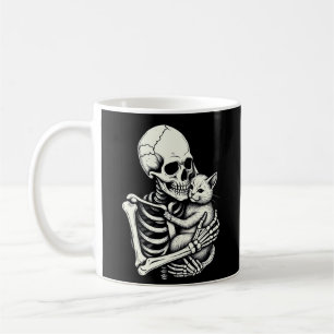 Mug Chat Mignon Squeletté Drôle Amateur de Chats pour