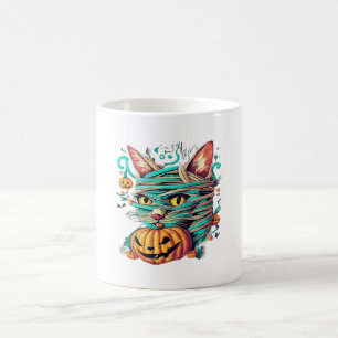 Mug Chat momie drôle Halloween