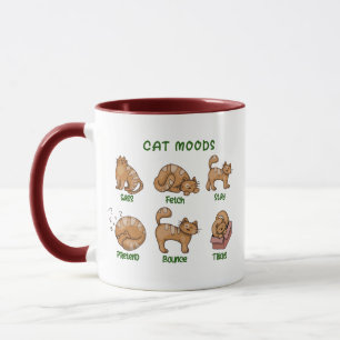 Mug Chat Moods Puschat lady Pet Funny Chat Mom