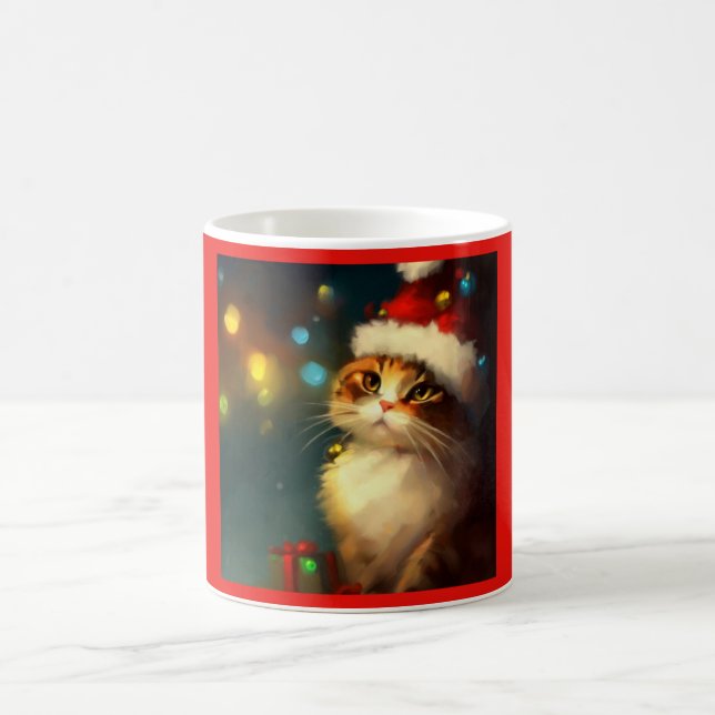 Mug Chat Noël 3 (Centre)
