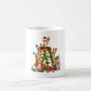 Mug Chat Noël Arbre Vilaire Noël Chat Maman Chat Papa