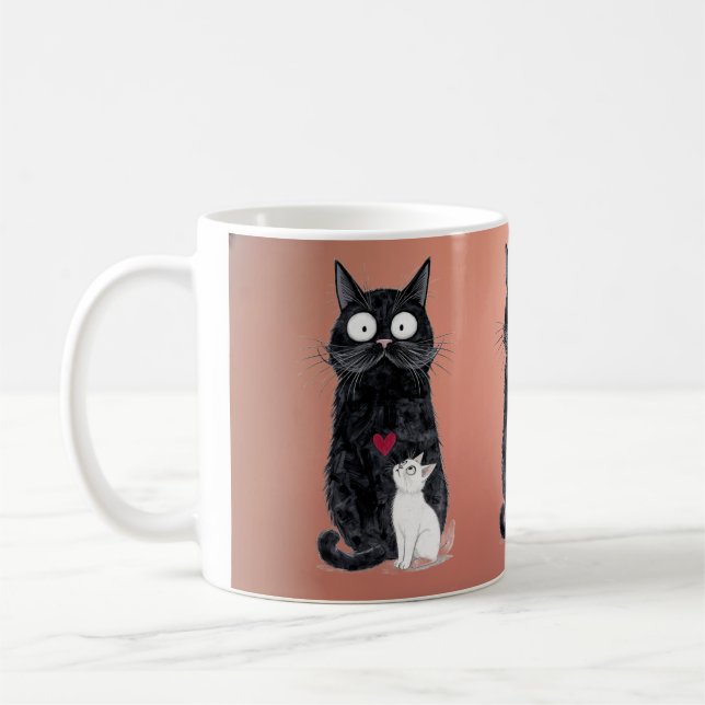 Mug chat noir  (Gauche)